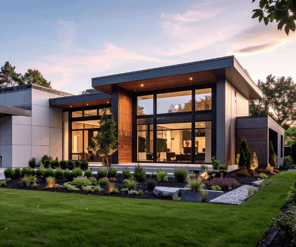 Exterior Facade Landscape Design