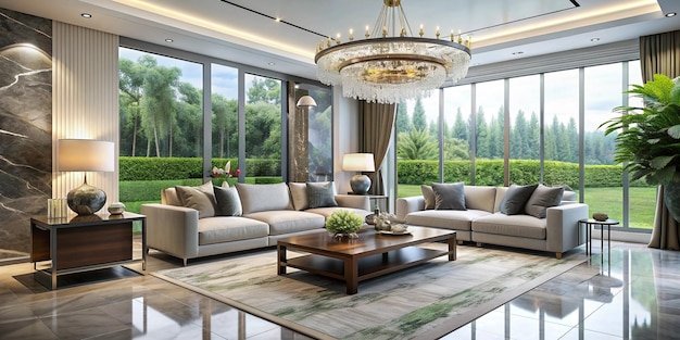 Luxury Villa Interior and Exterior 1