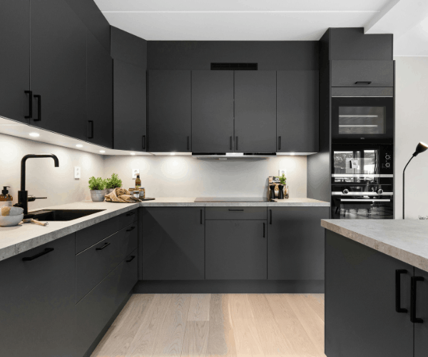 U Shaped Modular Kitchens